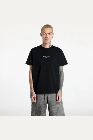 Fred Perry T-shirt Embroidered T-Shirt L