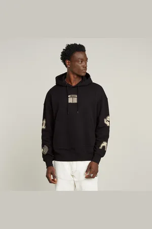 G-Star Multi Logo Loose Hooded Sweater
