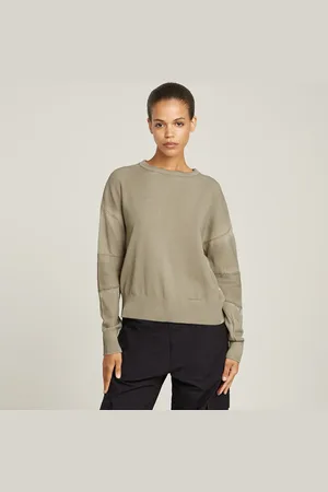 G-Star Washed Lightweight Biker Knitted Sweater