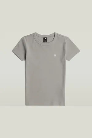 G-Star Rib Cap Sleeve T-Shirt