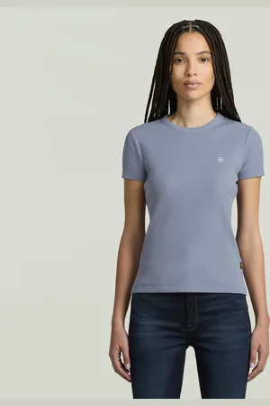 G-Star Rib Cap Sleeve T-Shirt
