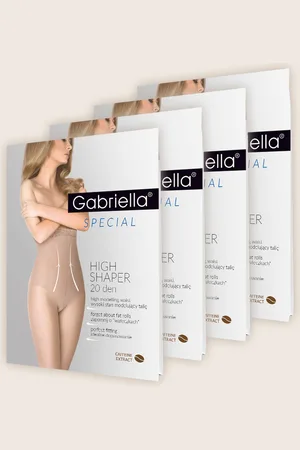 Gabriella Zestaw 4 sztuk rajstop High Shaper 20 den
