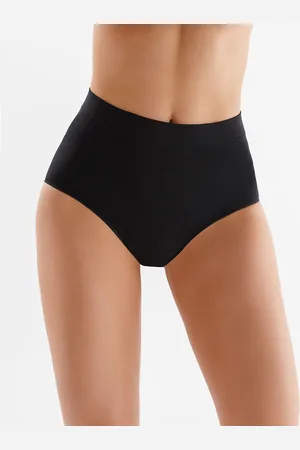Gabriella Bezszwowe majtki damskie z wysokim stanem Midi Briefs