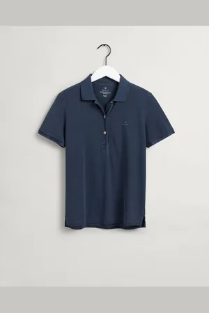 GANT Damska Koszulka Polo z Piki Wypłowiała