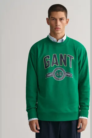 GANT Bluza z Okrągłym Dekoltem I Motywem Retro Crest