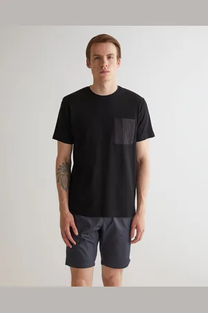 GANT T-Shirt z Kieszenią z Dekoltem C
