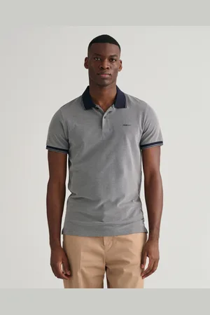 GANT 4-Kolorowa Koszulka Polo z Piki z Bawełny Oxford