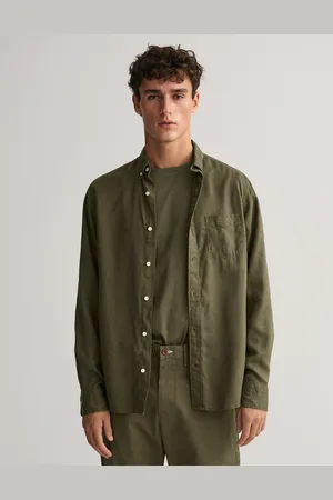 GANT Koszula z Lyocellu Farbowana Po Uszyciu Regular Fit