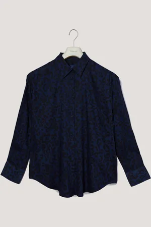 GANT Damska Koszula z Modalu W Cętki Relaxed Fit