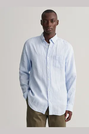 GANT Lniana Koszula W Paski Regular Fit