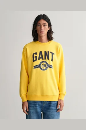 GANT Bluza z Okrągłym Dekoltem I Motywem Retro Crest