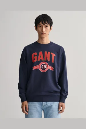 GANT Bluza z Okrągłym Dekoltem I Motywem Retro Crest