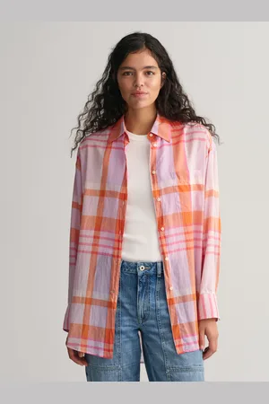 GANT Koszula Madras Oversize