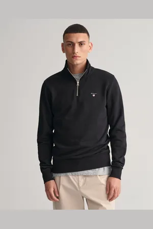 GANT Męska Bluza Original Rozpinana Do Połowy