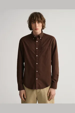 GANT Męska Koszula z Diagonalu Regular Fit