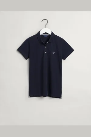 GANT Damska Koszulka Polo z Piki z Krótkim Rękawem