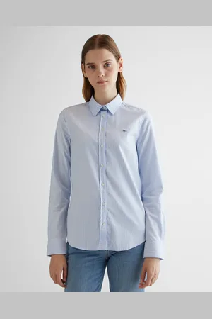 GANT Koszula W Paski Oxford Slim Fit Stretch
