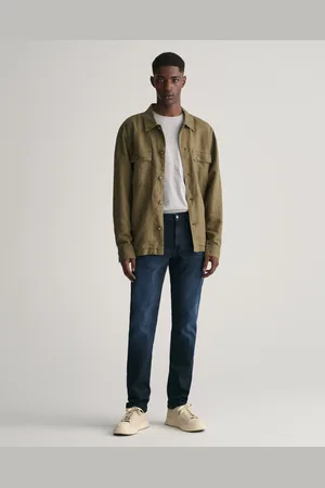 GANT Męskie czarne jeansy active recover extra slim fit
