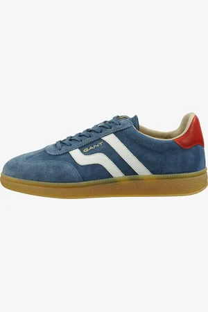 GANT Męskie granatowe zamszowe sneakersy Cuzmo