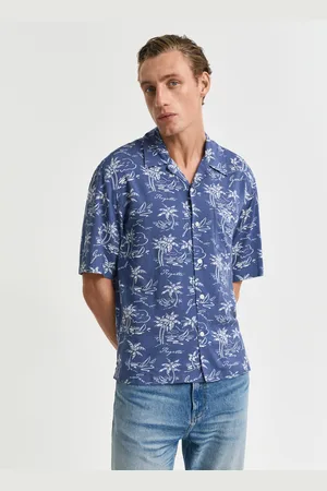 GANT Relaxed Fit Island Print Shirt