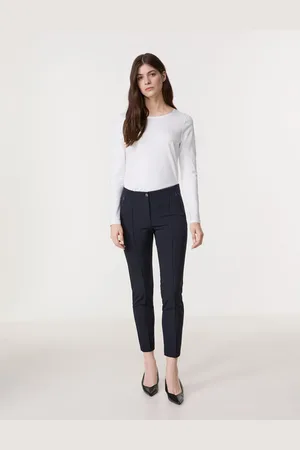 Gerry Weber Damski Elastyczne spodnie SAN꞉YA SKINNY FIT, Jednokolorowy