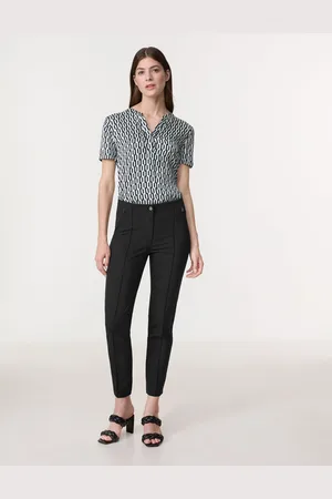 Gerry Weber Damski Elastyczne spodnie SAN꞉YA SKINNY FIT, Jednokolorowy