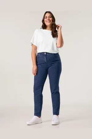 Gerry Weber SAMOON Damski Dżinsy z 5 kieszeniami Betty, Jednokolorowy