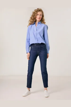 Gerry Weber Damski Elastyczne dżinsy SOL꞉INE BEST4ME Highlight Slim, Jednokolorowy