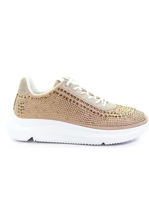 Guess Damskie sneakersy złote FL6DGZ FAB12