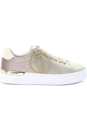 Liu Jo Damskie sneakersy złote BA3015 EX163 01127