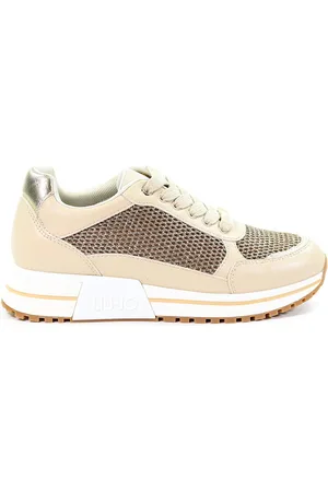 Liu Jo Damskie sneakersy beżowe BA4077 EX108 51315