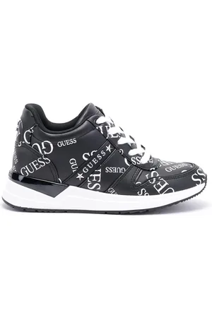 Guess "ostatnie pary" Damskie sneakersy białe FL7RAN BLACK/