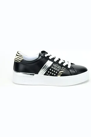 Liu Jo Damskie sneakersy czarne BA1023 EX014 22222