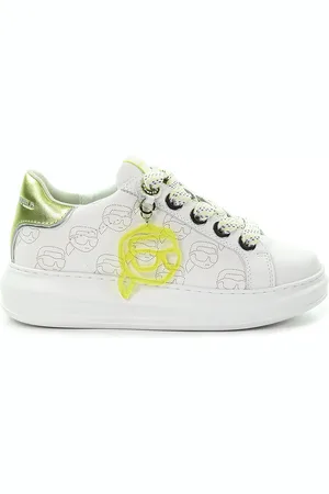 Karl Lagerfeld Damskie sneakersy białe KL62522 01E