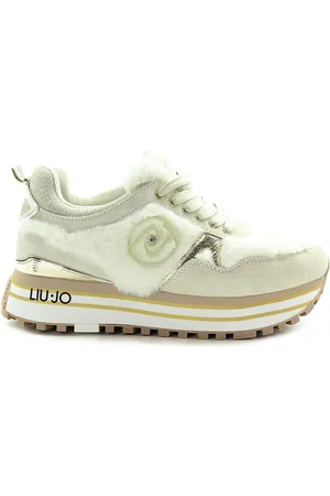 Liu Jo Damskie sneakersy beżowe BF2113 PX295 01111