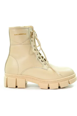Karl Lagerfeld Damskie trapery beżowe KL43250 0H1