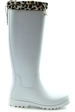 Guess Damskie kalosze białe FL7REI RUB11
