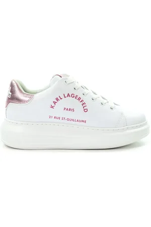 Karl Lagerfeld Damskie sneakersy białe KL62539F 11P
