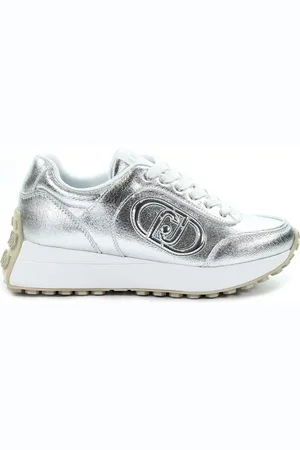 Liu Jo Damskie sneakersy srebrne BA5003TX04600532