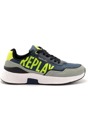 Replay Męskie sneakersy zielone GMS2B.240.C0023T