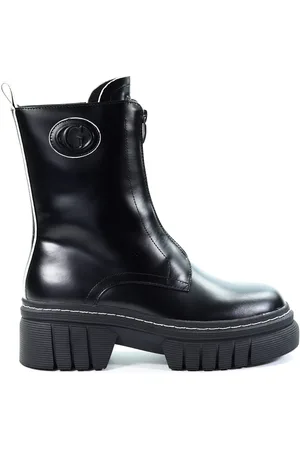 Guess Damskie botki czarne FLFANN-LEA10