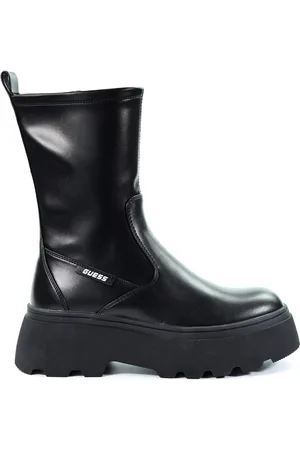 Guess Damskie botki czarne FLFNER-ELE10
