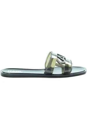 Karl Lagerfeld Damskie klapki czarne KL80005T V00
