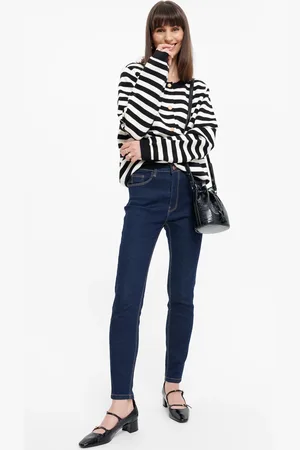 greenpoint Ciemnogranatowe jeansy skinny