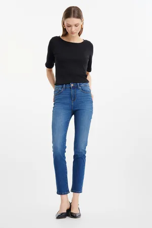 greenpoint Granatowe jeansy typu skinny