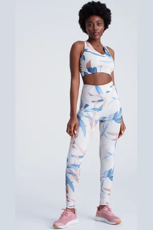greenpoint Legginsy z wysoką talią w kwiaty