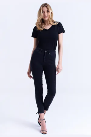 greenpoint Grafitowe jeansy slim fit