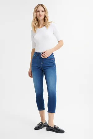 greenpoint Spodnie typu skinny z ciemnego denimu