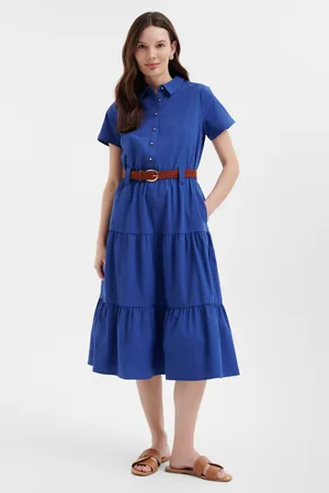 greenpoint Granatowa sukienka w stylu casual