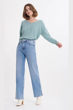 greenpoint Niebieskie jeansy straight leg